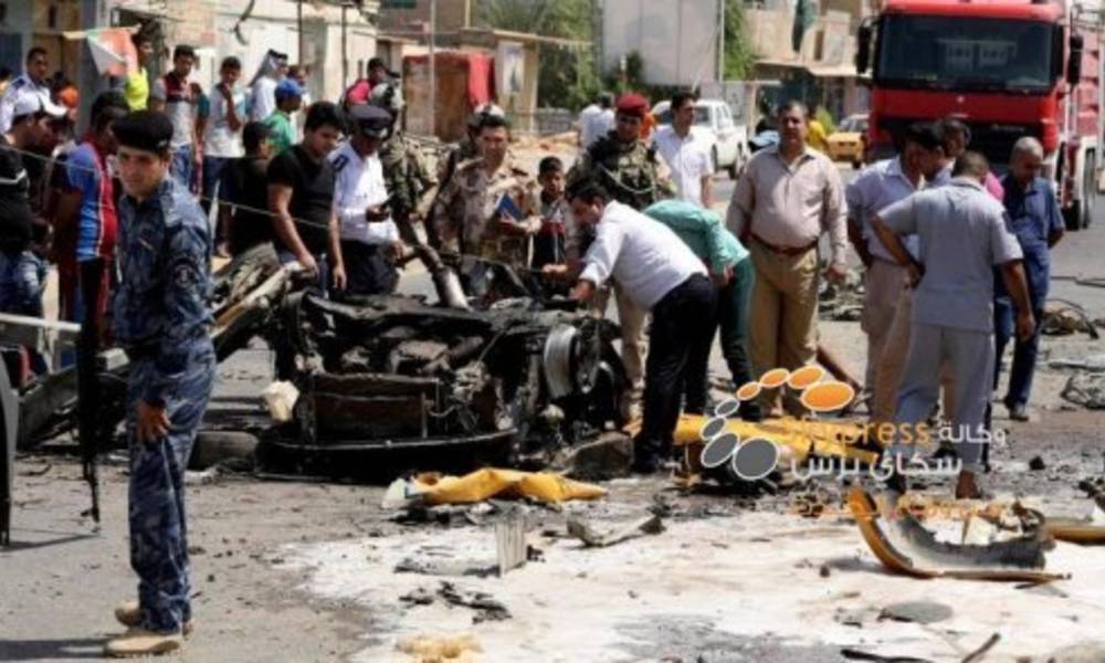 اربعة شهداء و10 جرحى بتفجير انتحاري شرقي بغداد