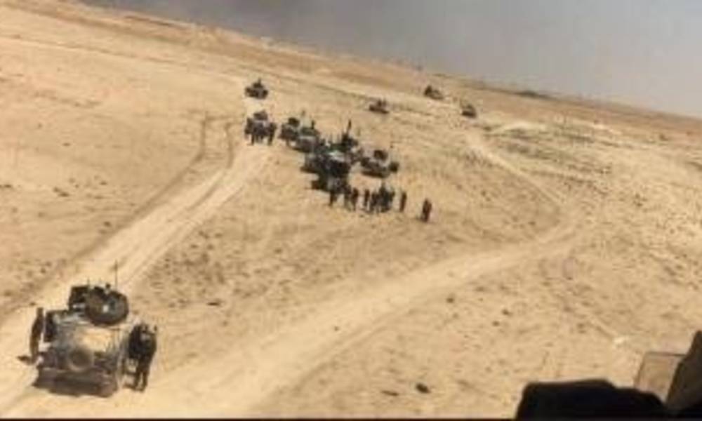 مقتل 18 ارهابيا بينهم قائد عسكري بقصف مدفعي شمالي الموصل