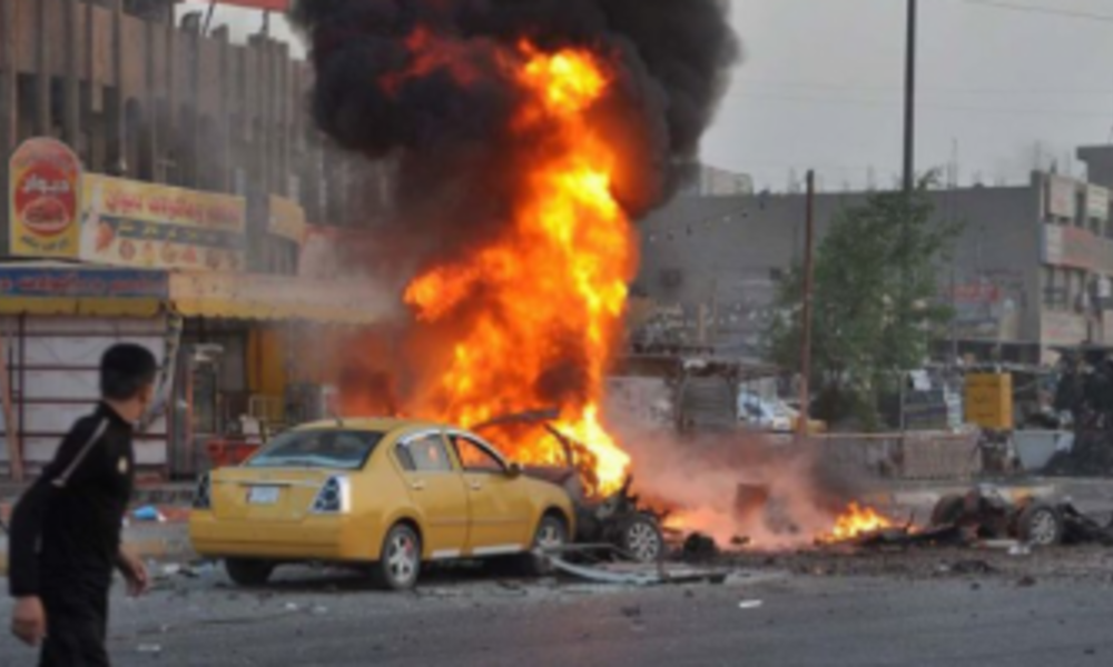 شهيد وثلاثة جرحى بتفجير سيارة مفخخة شرقي بغداد