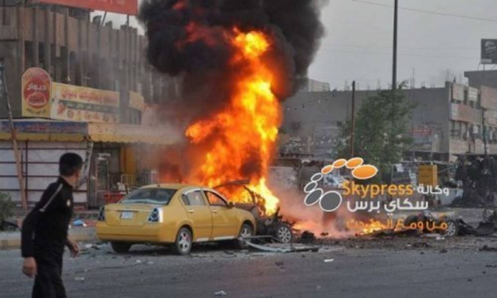 شهيد وخمسة جرحى بتفجير سيارة مفخخة في حي الشهداء غربي بغداد