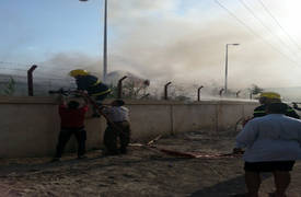نشوب حريق في مستشفى الحسين التعليمي في الناصرية