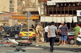 استشهاد مدني واصابة ستة اخرين بتفجير شمالي بغداد