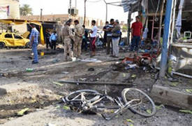 شهيدان وخمسة جرحى بتفجير في كمب ساره شرقي بغداد
