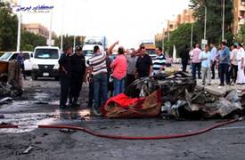 اصابة اكثر من عشرين شخصا بانفجار سيارة مفخخة في القاهرة