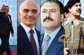شاهد صور نادرة لأربع رؤساء دول عربية بينهم صدام حسين على متن سيارة واحدة !
