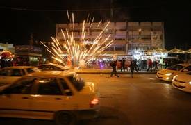 إجراءات أمنية مشددة في شوارع العاصمة بغداد بمناسبة احتفالات رأس السنة