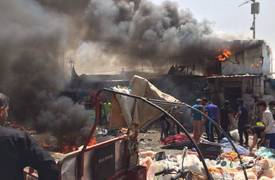 بالصور... استشهاد وإصابة 60 مدنيا في حصيلة أولية  لتفجير بمدينة الصدر