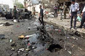 شهداء وجرحى بتفجير باص شرقي بغداد