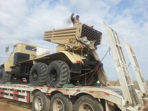 بالصور.. وصول أعداد من المدفعية الثقيلة والراجمات الإنبوبية لقيادة عمليات تحرير نينوى