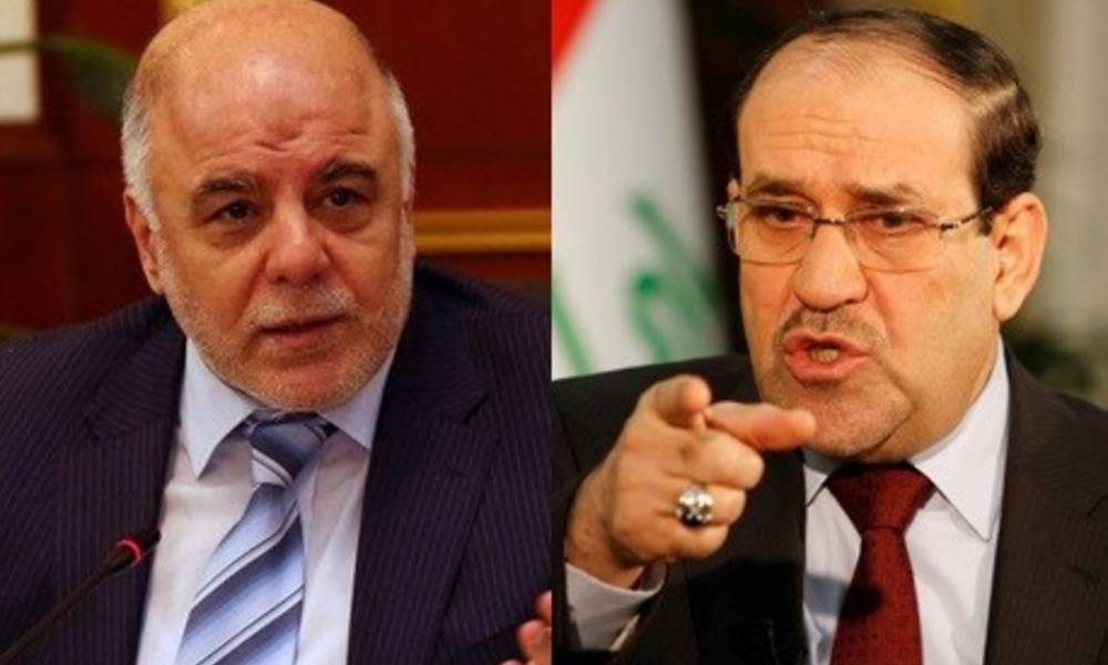 Malikis coalition opens fire .. Abadi sought to resolve the popular crowd in favor of America ..